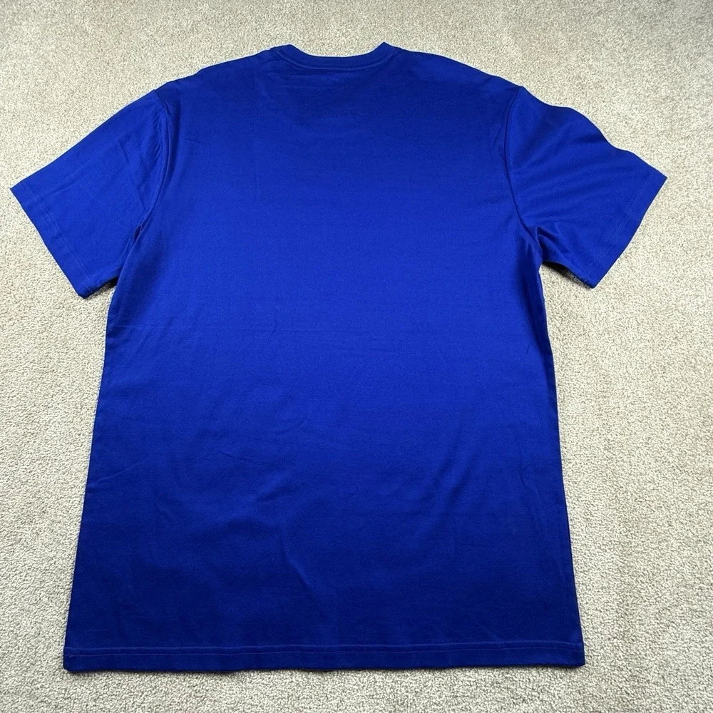 Polo Ralph Lauren Men Large Blue Short Sleeve Crew Neck Long T-Shirt Lounge Wear